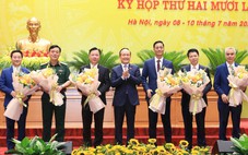 Miễn nhiệm chức Ủy viên UBND TP Hà Nội với Trung tướng  Nguyễn Quốc Duyệt, bầu bổ sung 4 ủy viên mới