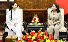 Phó chủ tịch nước Võ Thị Ánh Xuân tiếp nữ phi hành gia Amanda Nguyễn
