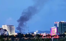 Cháy cửa hàng bán sơn ở phường Kon Tum, người dân nghe nhiều tiếng nổ lớn