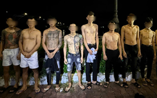 Tụ tập lúc rạng sáng chờ 'đối thủ', 9 thanh niên bị công an xử phạt