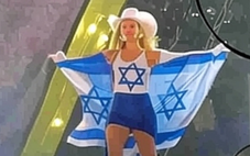 Hình ảnh ca sĩ Beyoncé mặc trang phục in hình cờ Israel lan truyền trên mạng