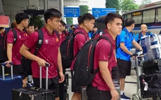 Tuyển U23 Việt Nam đã đến Indonesia