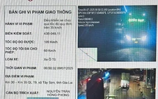Xe khách giường nằm 'đua tốc độ' 109km/h trên đoạn đường giới hạn 60km/h