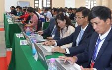 Một xã ở Quảng Ngãi tổ chức đại hội Đảng bộ 'không giấy'
