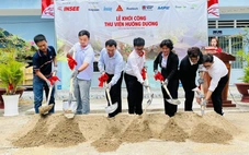 INSEE khởi công thư viện Hướng Dương dành cho trẻ khuyết tật tại Vĩnh Long