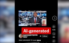 Video bản tin 'Iran đầu hàng Israel' là giả, do AI tạo ra