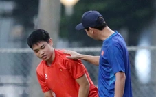 Đình Bắc bỏ dở buổi tập của U23 Việt Nam