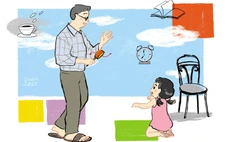Mừng Út làm ông ngoại tròn năm