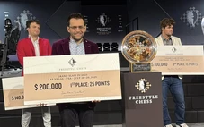 Vượt qua Niemann, kỳ thủ Aronian đăng quang Freestyle Chess Grand Slam