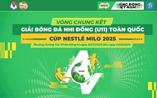 16 đội bóng tham dự Vòng chung kết Giải bóng đá Nhi đồng toàn quốc ở Đà Nẵng