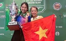 Tay vợt pickleball nữ Việt Nam ghi điểm ở giải WPC