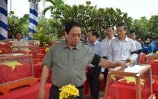 Thủ tướng Phạm Minh Chính dự lễ cải táng 80 hài cốt liệt sĩ quân tình nguyện