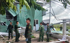 Mưa dông làm sập 44 căn nhà ở Đồng Tháp, 17 người bị thương