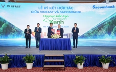 Sacombank bắt tay Vinfast Việt Nam triển khai gói vay ưu đãi mua xe điện