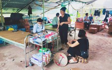 Trạm y tế xã vùng lũ bị cuốn trôi, Nghệ An lập trạm y tế dã chiến khẩn cấp hỗ trợ bà con