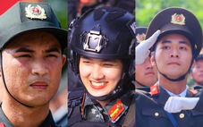 Chiến sĩ công an đổ mồ hôi trên thao trường, sẵn sàng sải bước trên quảng trường