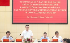 Các phường quận Gò Vấp, quận 4 cũ sẵn sàng cho đại hội Đảng bộ đầu tiên