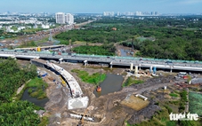 Đoạn nối cao tốc TP.HCM - Long Thành với vành đai 3 lỡ hẹn tháng 6 do mưa