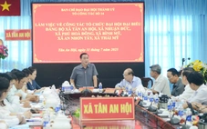 6 xã ở huyện Củ Chi cũ sẵn sàng tổ chức Đại hội Đảng bộ đầu tiên