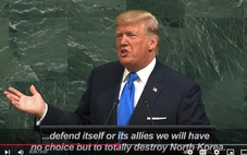 Ông Trump có đe dọa 'phá hủy' Triều Tiên nếu can dự căng thẳng Trung Đông không?