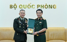 Đại tướng Phan Văn Giang tiếp Tư lệnh Lực lượng Quốc phòng Thái Lan
