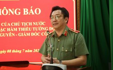 Giám đốc Công an tỉnh Đồng Tháp được thăng cấp bậc hàm thiếu tướng