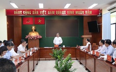 Phó bí thư Nguyễn Phước Lộc làm việc với đảng ủy 17 phường xã TP.HCM