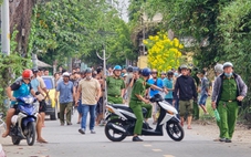 Cảnh sát khống chế người đàn ông cầm dao biểu hiện bất thường trên đường ở phường Hiệp Bình