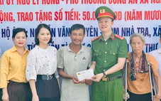 Phó trưởng công an xã ở Nghệ An quyên tiền xây tặng 2 nhà kiên cố cho gia đình nghèo