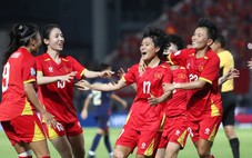 Tuyển nữ Việt Nam - Thái Lan (hiệp 2) 1-0: Thu Thảo mở tỷ số
