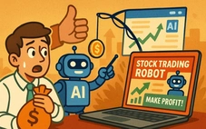 Nở rộ lừa đảo đầu tư chứng khoán theo robot