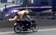 Truy tố thanh niên trong vụ cảnh sát giao thông bám yên xe