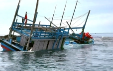 Cứu 5 ngư dân tàu câu cá ngừ gặp nạn