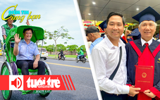 Điểm tin cùng bạn 8h: Ra mắt Grab xích lô ở Huế; 75 tuổi nhận bằng cử nhân bác sĩ loại giỏi