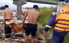 Tìm thấy thi thể nam công nhân mất tích trên sông Ba
