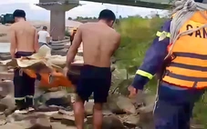 Tìm thấy thi thể nam công nhân mất tích trên sông Ba