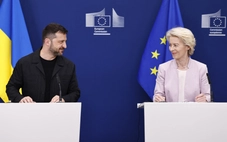 Lãnh đạo Anh, Pháp, Đức... 'tháp tùng' ông Zelensky đi gặp ông Trump