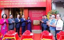 Hà Nội gắn biển công trình 48 Hàng Ngang - nơi Bác Hồ viết Tuyên ngôn Độc lập