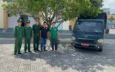 Rái cá quý hiếm 'đi lạc' vào doanh trại bộ đội biên phòng