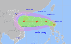 Áp thấp nhiệt đới vào Biển Đông trong 24 giờ tới