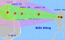 Bão số 5 có thể gây mưa cực lớn, gió giật cấp 14
