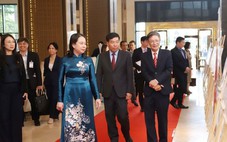 Phó chủ tịch nước Võ Thị Ánh Xuân dự kỷ niệm Quốc khánh Việt Nam tại Lào