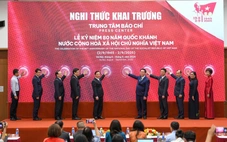 Khai trương Trung tâm Báo chí Lễ kỷ niệm 80 năm Ngày Quốc khánh