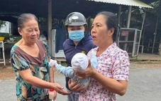 Tìm thân nhân bé trai sơ sinh bị bỏ rơi ven đường ở Vĩnh Long