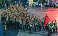 Các khối đã tập hợp đầy đủ tại Quảng trường Ba Đình, sẵn sàng cho lễ tổng duyệt