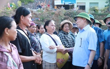 Phó thủ tướng Hồ Đức Phớc: Không để người dân vùng lũ đứt bữa, thiếu chỗ ở