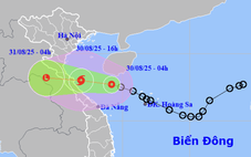 Hôm nay 30-8, áp thấp nhiệt đới hoặc bão khả năng đổ bộ Hà Tĩnh - Quảng Trị