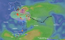 Áp thấp nhiệt đới thành bão, cách Hà Tĩnh đến Quảng Trị 210km, đất liền mưa rất to