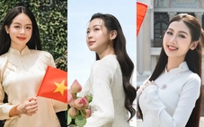Hoa hậu Thanh Thủy, Bảo Ngọc, Quế Anh: Kiêu hãnh, tự hào hô vang hai tiếng Việt Nam