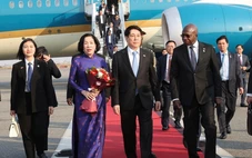 Chủ tịch nước Lương Cường bắt đầu thăm cấp nhà nước Angola